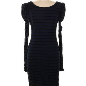 Vintage Juicy Couture Bodycon Fitted Long Sleeve Little Black Dress Medium M